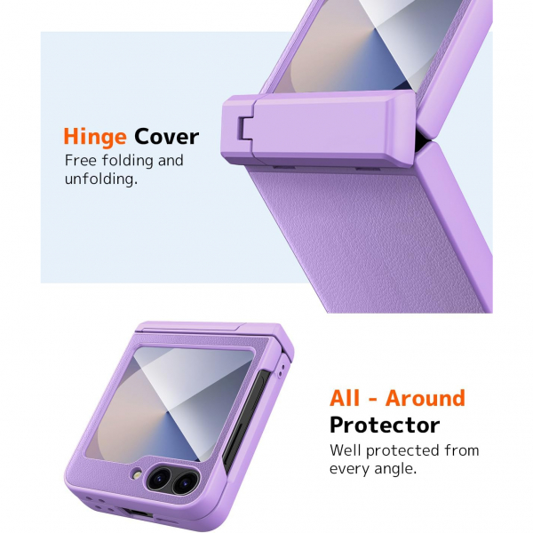 NINKI Samsung Galaxy Z Flip 7 Klf -Purple