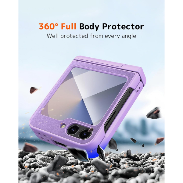 NINKI Samsung Galaxy Z Flip 7 Klf -Purple