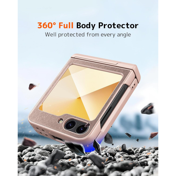 NINKI Samsung Galaxy Z Flip 7 Klf -Gold 