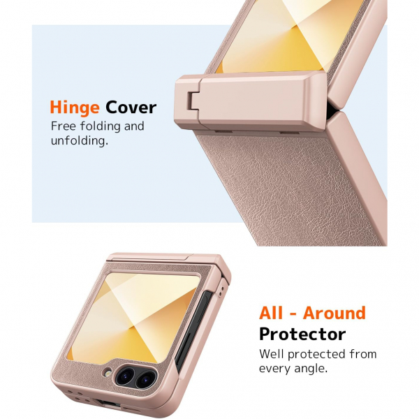 NINKI Samsung Galaxy Z Flip 7 Klf -Gold 