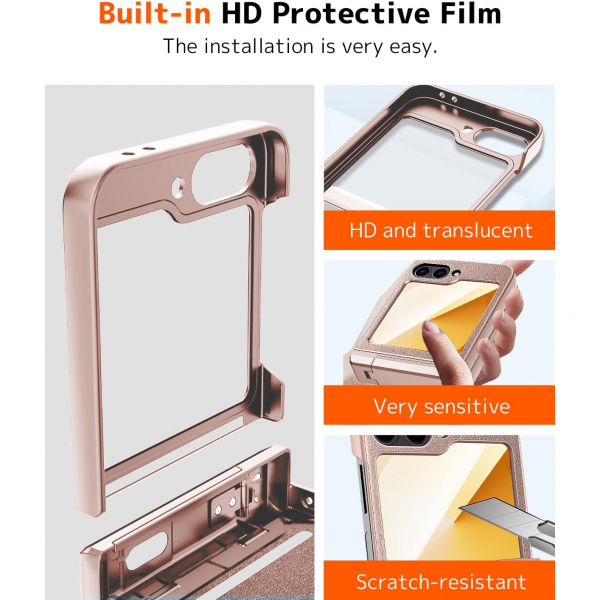 NINKI Samsung Galaxy Z Flip 7 Klf -Gold 