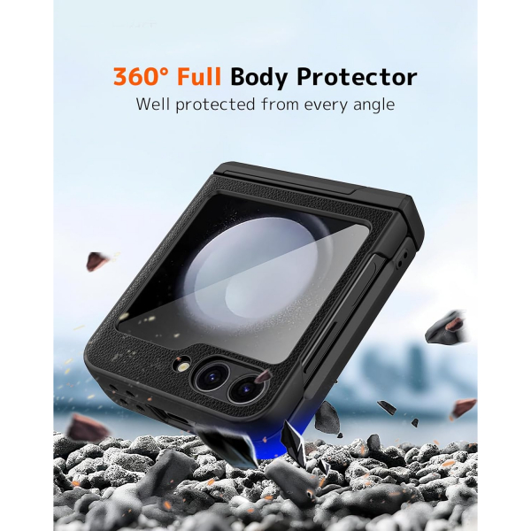 NINKI Samsung Galaxy Z Flip 7 Klf -Black