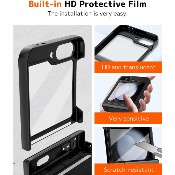NINKI Samsung Galaxy Z Flip 7 Klf -Black