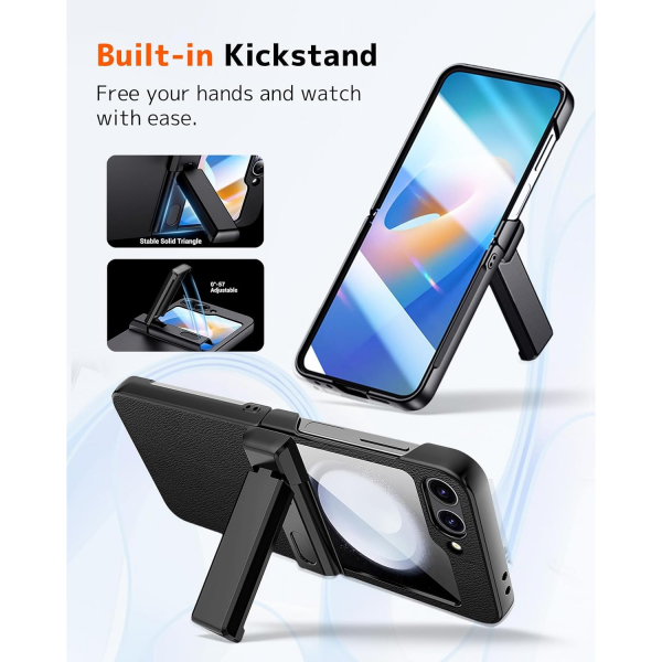 NINKI Samsung Galaxy Z Flip 7 Klf -Black