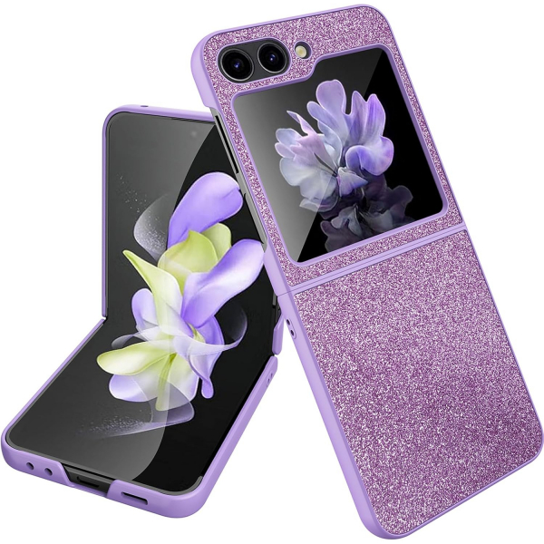 NINKI Samsung Galaxy Z Flip 7 Simli Klf -Purple