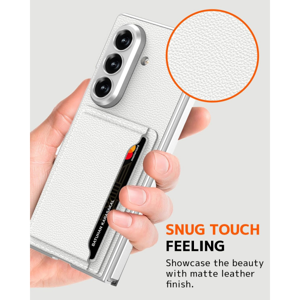 NINKI Samsung Galaxy Z Fold 7 Kickstandl Klf-Silver