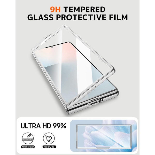 NINKI Samsung Galaxy Z Fold 7 Kickstandl Klf-Silver