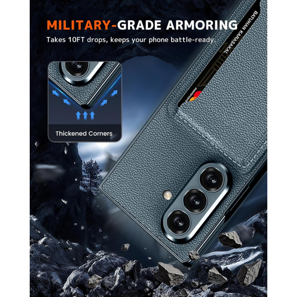 NINKI Samsung Galaxy Z Fold 7 Kickstandl Klf-Green