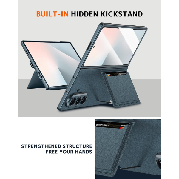 NINKI Samsung Galaxy Z Fold 7 Kickstandl Klf-Green