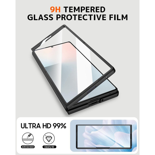 NINKI Samsung Galaxy Z Fold 7 Kickstandl Klf-Black