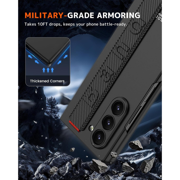 NINKI Samsung Galaxy Z Fold 7 Klf-Carbon Fiber 