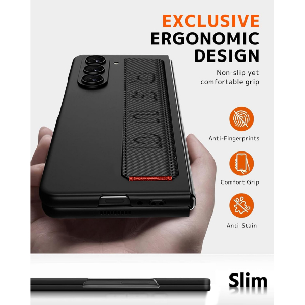 NINKI Samsung Galaxy Z Fold 7 Klf-Carbon Fiber 