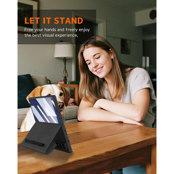 NINKI Samsung Galaxy Z Fold 7 Kart Tutuculu Klf-Black 