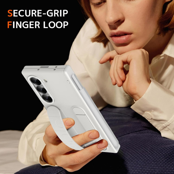 NINKI Samsung Galaxy Z Fold 7 Kickstandl Klf-White