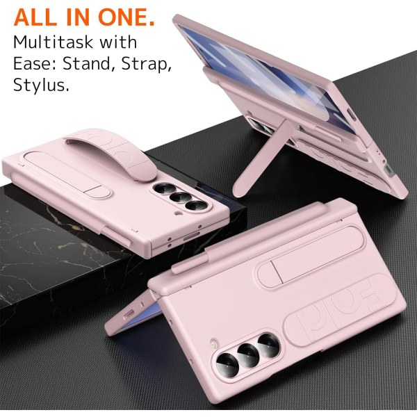 NINKI Samsung Galaxy Z Fold 7 Kickstandl Klf-Pink 