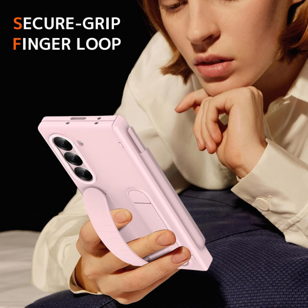 NINKI Samsung Galaxy Z Fold 7 Kickstandl Klf-Pink 