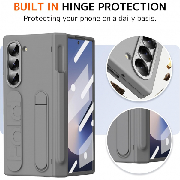 NINKI Samsung Galaxy Z Fold 7 Kickstandl Klf-Gray