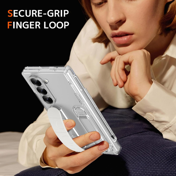 NINKI Samsung Galaxy Z Fold 7 Kickstandl Klf-Clear