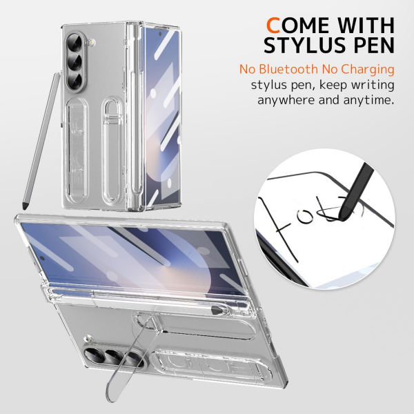 NINKI Samsung Galaxy Z Fold 7 Kickstandl Klf-Clear