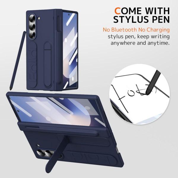 NINKI Samsung Galaxy Z Fold 7 Kickstandl Klf-Blue