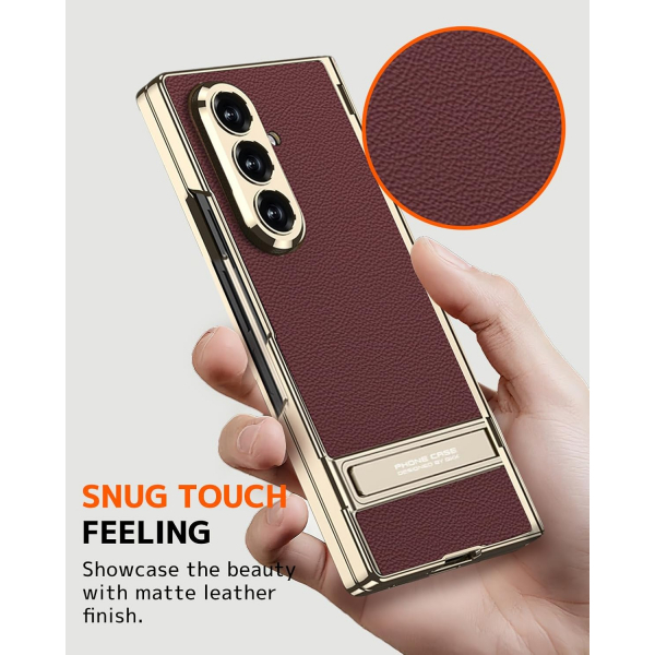 NINKI Samsung Galaxy Z Fold 7 Klf-Wine Red