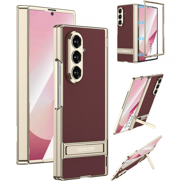 NINKI Samsung Galaxy Z Fold 7 Klf-Wine Red