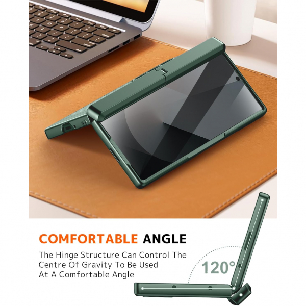 NINKI Samsung Galaxy Z Fold 7 Darbeye Dayankl Klf-Green