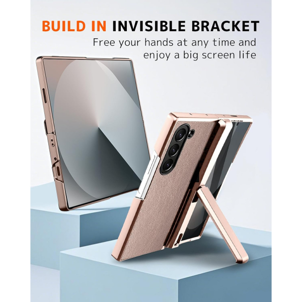 NINKI Samsung Galaxy Z Fold 7 Darbeye Dayankl Klf-Gold