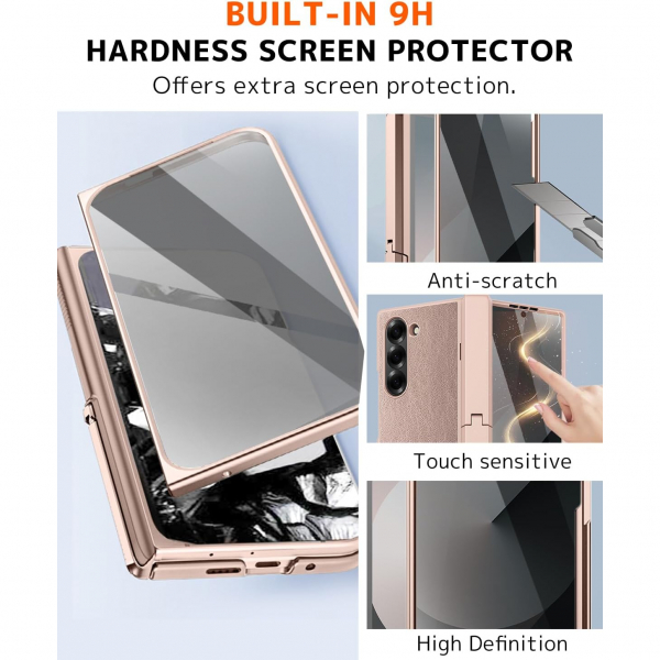 NINKI Samsung Galaxy Z Fold 7 Darbeye Dayankl Klf-Gold