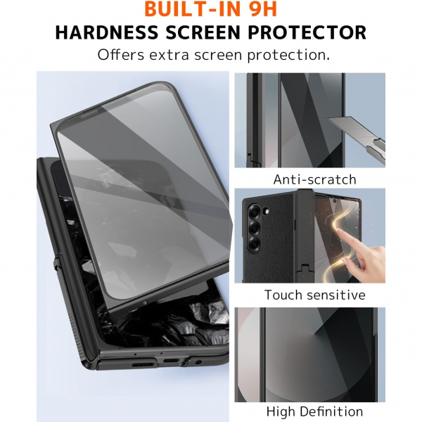 NINKI Samsung Galaxy Z Fold 7 Darbeye Dayankl Klf-Black 