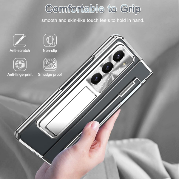 NINKI Kickstandl Galaxy Z Fold 6 Klf-Silver