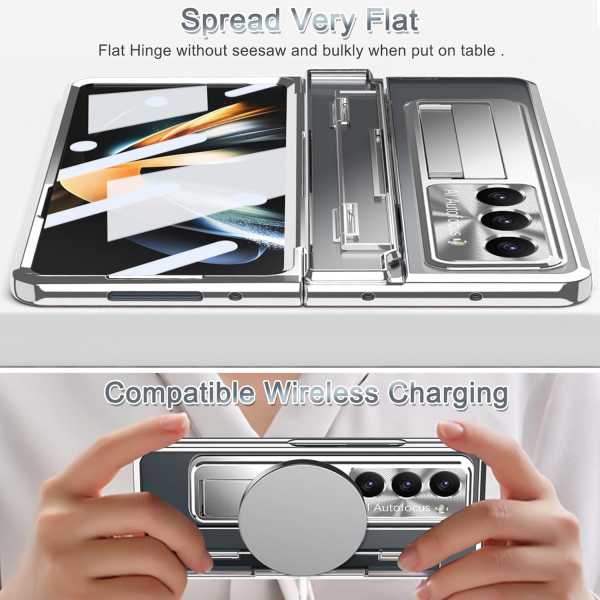 NINKI Kickstandl Galaxy Z Fold 6 Klf-Silver