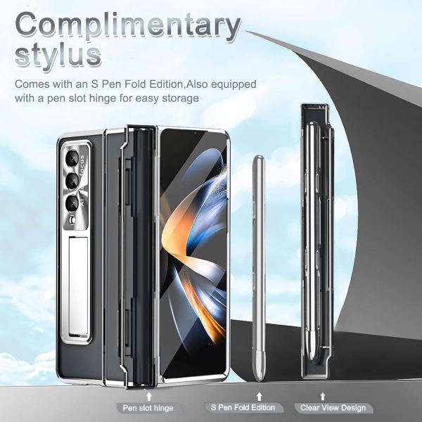 NINKI Kickstandl Galaxy Z Fold 6 Klf-Silver