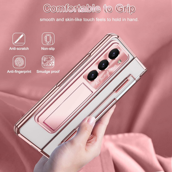 NINKI Kickstandl Galaxy Z Fold 6 Klf-Rose Gold