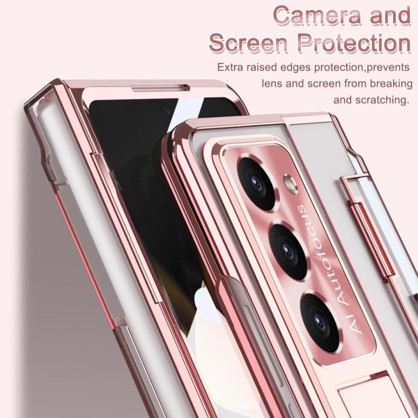 NINKI Kickstandl Galaxy Z Fold 6 Klf-Rose Gold