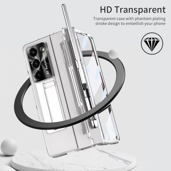 NINKI Kickstandl Galaxy Z Fold 6 Klf-Clear