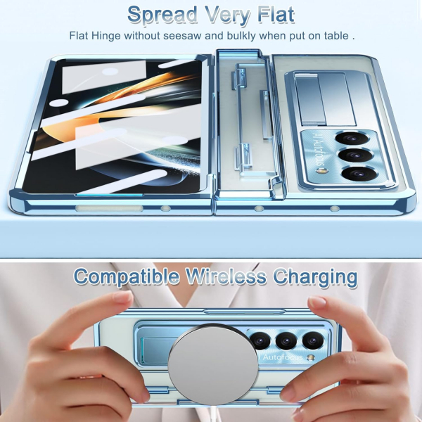 NINKI Kickstandl Galaxy Z Fold 6 Klf-Blue