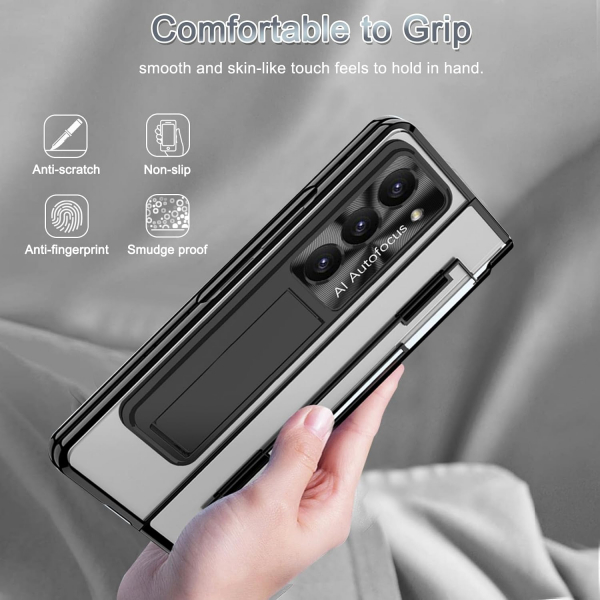 NINKI Kickstandl Galaxy Z Fold 6 Klf-Black