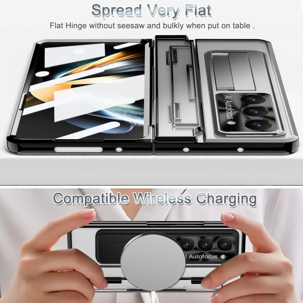 NINKI Kickstandl Galaxy Z Fold 6 Klf-Black