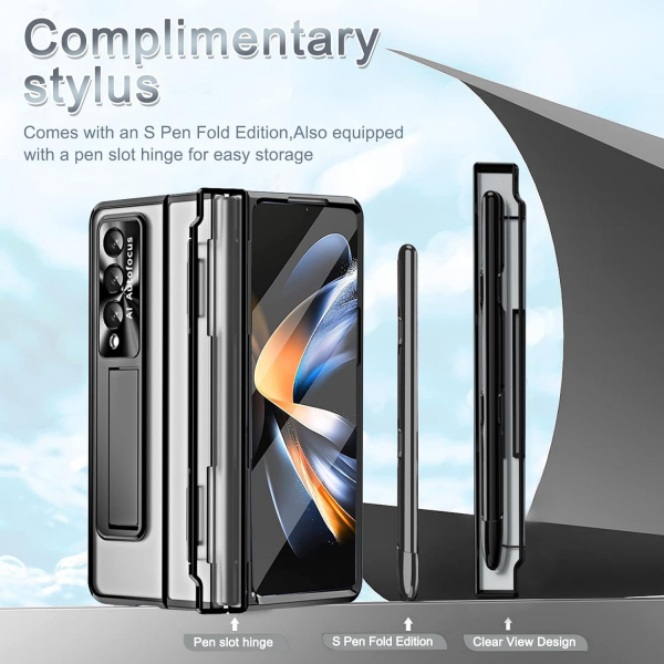 NINKI Kickstandl Galaxy Z Fold 6 Klf-Black