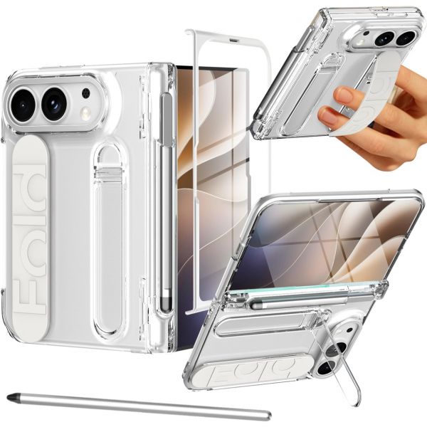 NINKI iPhone Duo Standl� Ekran Koruyuculu K�l�f-Clear