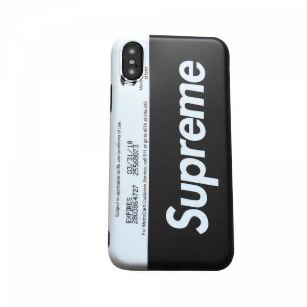 NIS Industries iPhone X Supreme Street Fashion Klf-Black