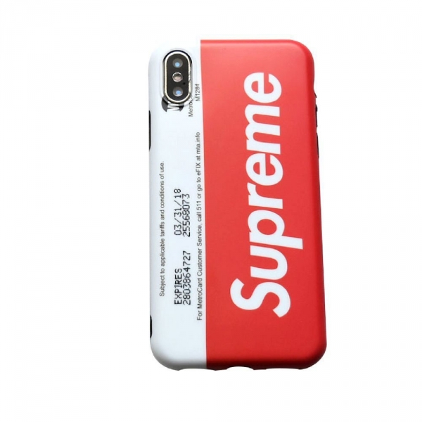 NIS Industries iPhone X Supreme Street Fashion Klf-Red