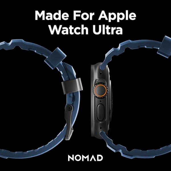 NOMAD Apple Watch 10 46mm Rocky Point Kay-Atlantic Blue