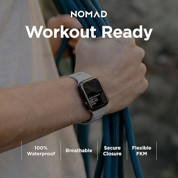 NOMAD Apple Watch Ultra 2/49mm Spor Kay-Lunar Gray