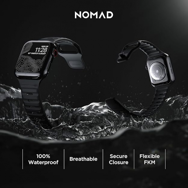 NOMAD Apple Watch Ultra 2/49mm Spor Kay-Black