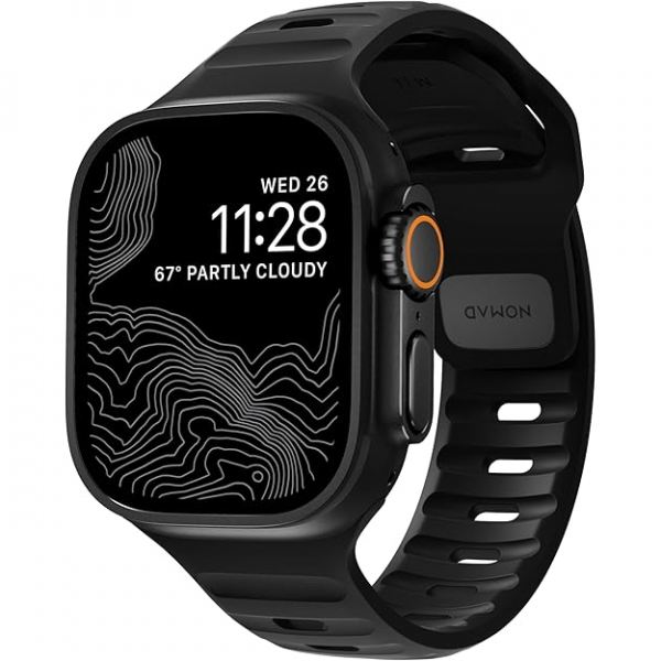 NOMAD Apple Watch Ultra 2/49mm Spor Kay-Black