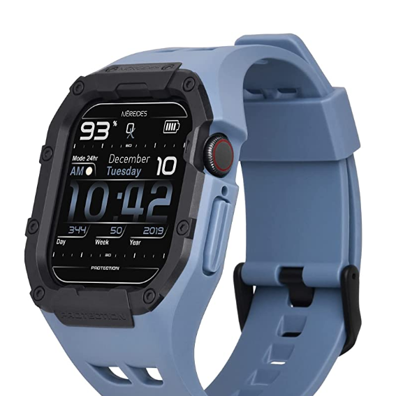 Nereides Apple Watch Silikon Kay (44mm)-Blue