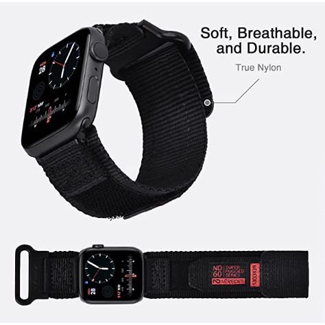 Nereides Apple Watch 10 46mm Spor Kay -Black