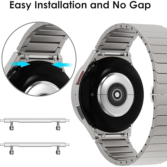 NewWays Galaxy Watch 7/6/5 44mm Kay -Titanium
